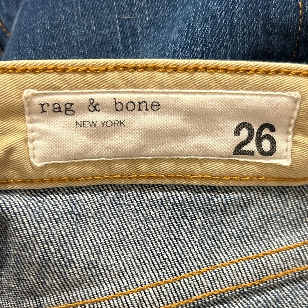 Rag & Bone Straight Leg Button Fly Cropped Jeans - Picture 7 of 9
